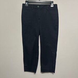 Talbots Women's Capri's 2 Black Cropped Pants Perfect Skimmer Casual Dressy